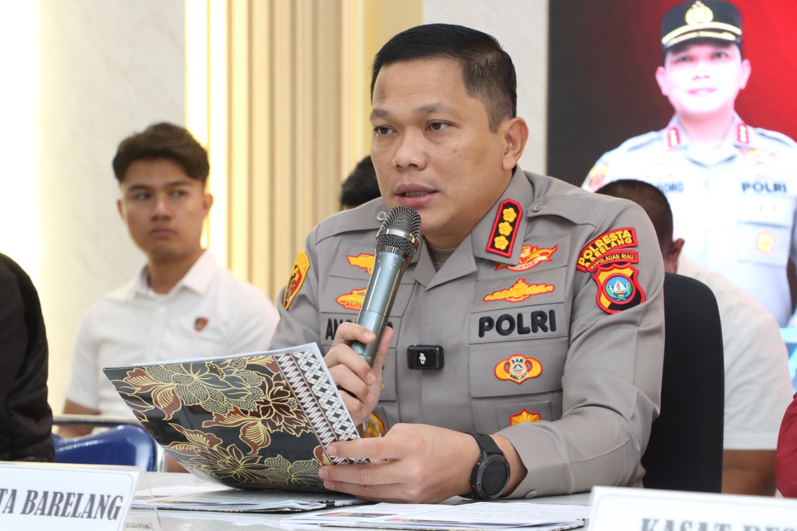 Kapolresta Barelang, Kombes Pol Anggoro Wicaksono. Foto: Ist