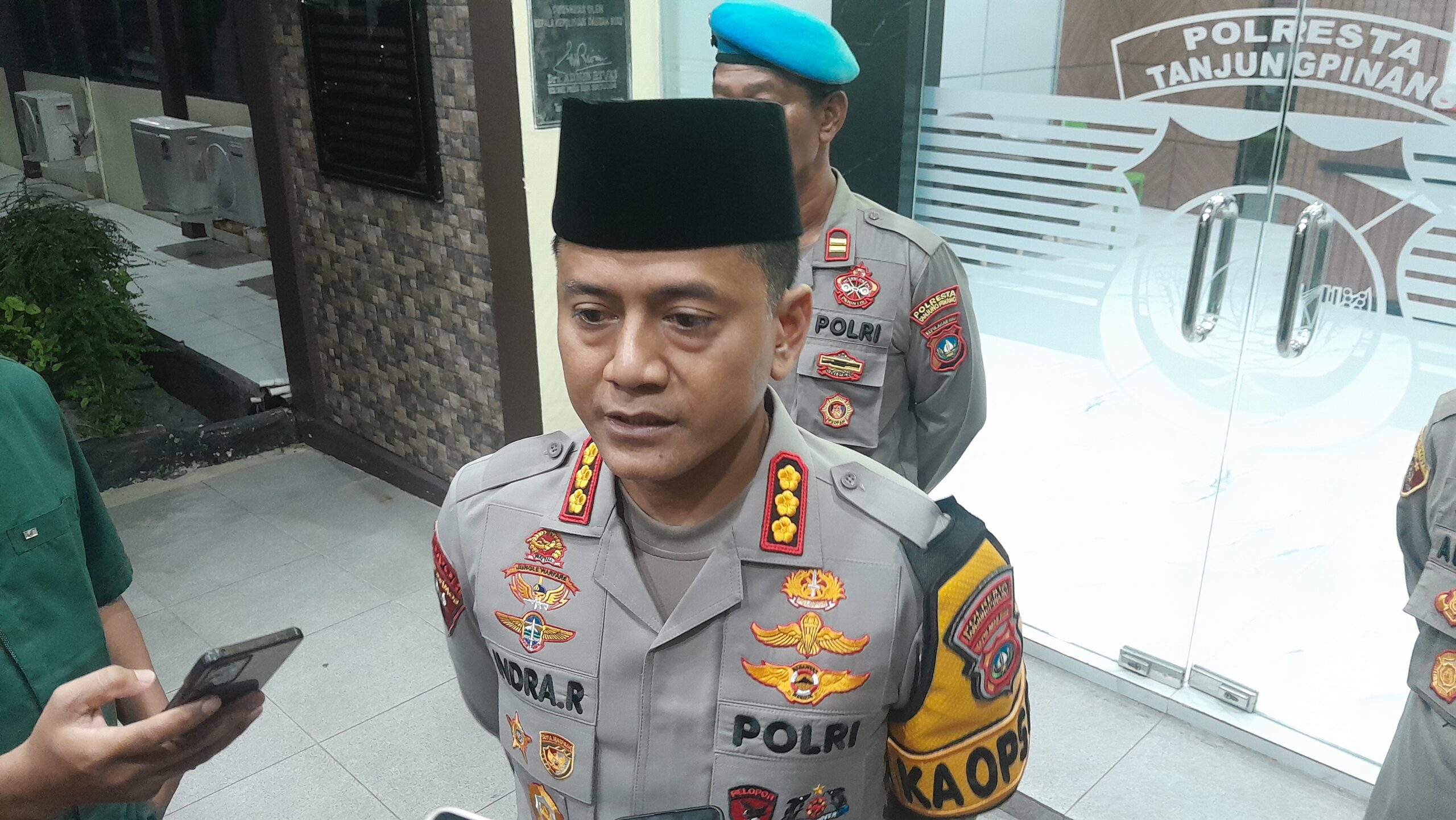 Kapolresta Tanjungpinang, Kombes Pol Indra Ranu Dikarta. Foto: Dok Sinar Siber