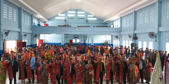 Pesta Bona Taon PPTSB Tanjungpinang sekaligus pelantikan para pengurus organisasi. Foto: Istimewa