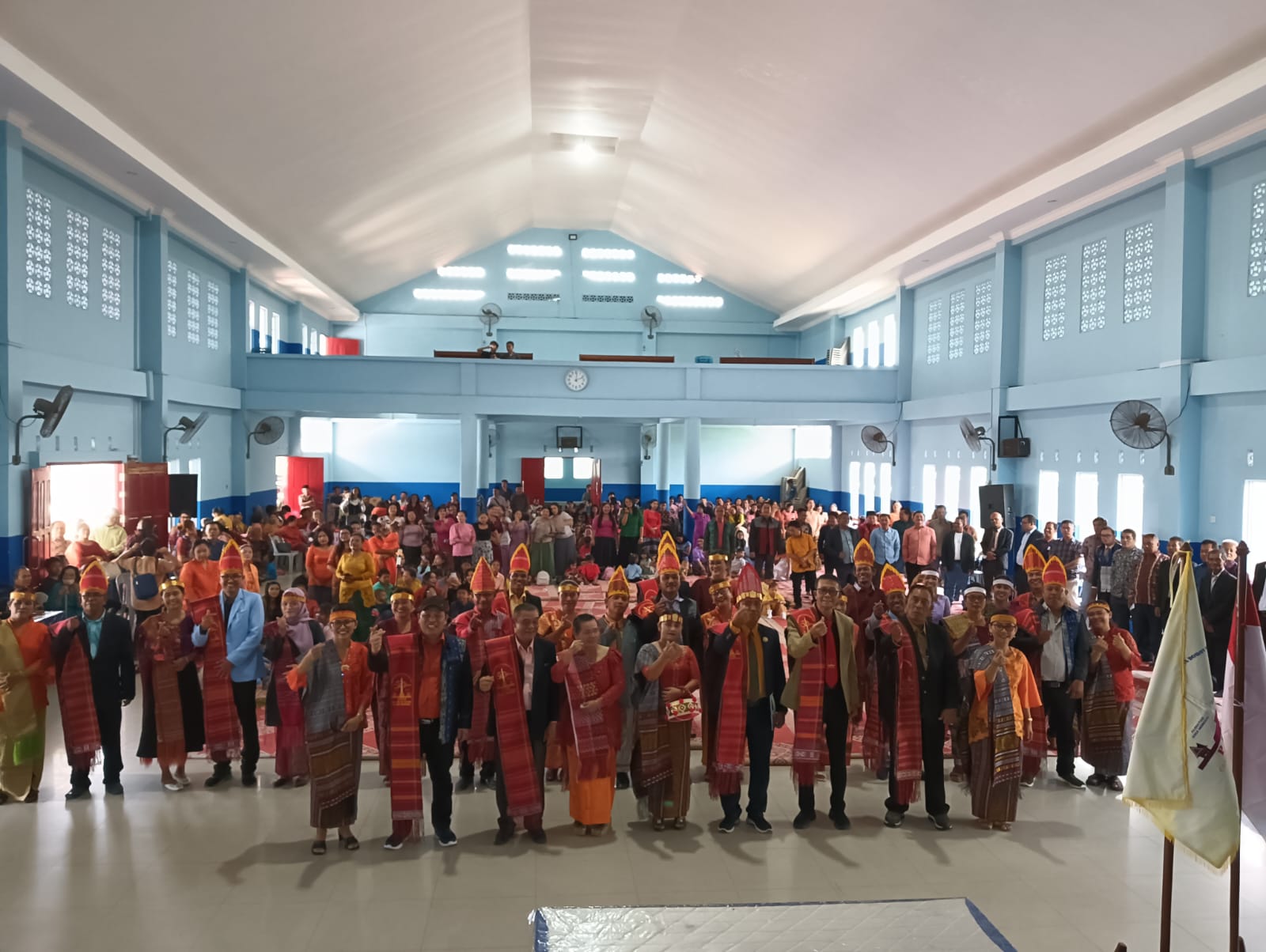 Pesta Bona Taon PPTSB Tanjungpinang sekaligus pelantikan para pengurus organisasi. Foto: Istimewa