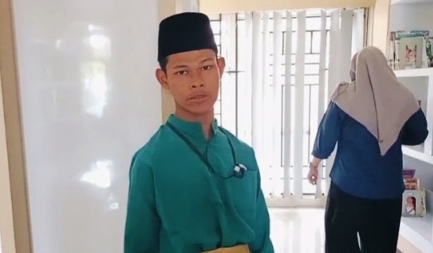Muhammad Affan, Siswa SLB Negeri 1 Tanjungpinang. Foto: Ist