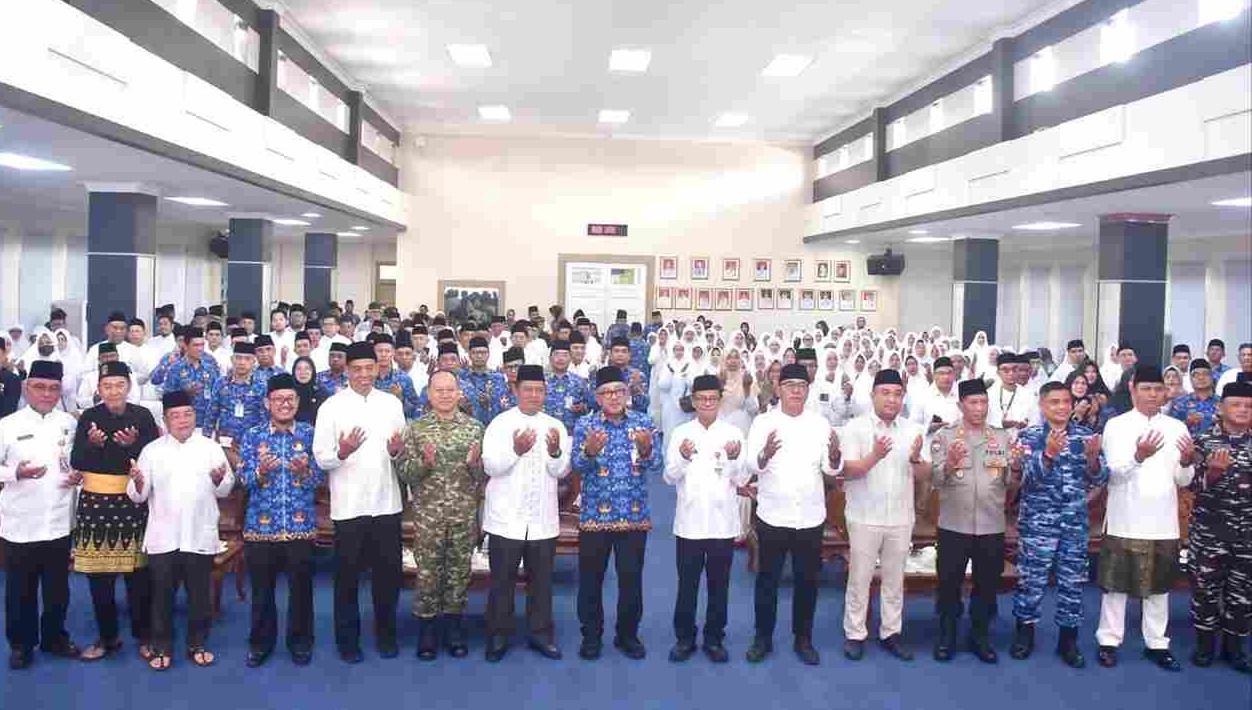 Acara pelepasan keberangkatan JCH asal Tanjungpinang tahun 2026 oleh Pemko Tanjungpinang. Foto: Ist