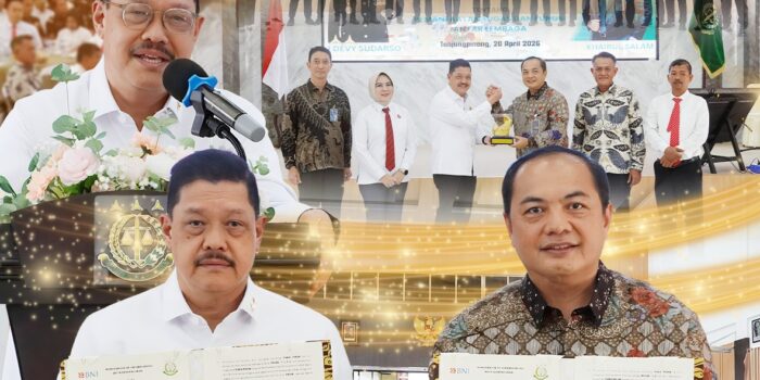 Penandatanganan perjanjian bidang Datun antara Kejati Kepri dan PT BNI. Foto: Ist