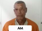 AM, pelaku kasus dugaan penganiayaan berat saat diamankan polisi. Foto: Dok Polsek Sungai Beduk