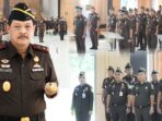 Upacara pelantikan tiga pejabat baru di lingkungan Kejati Kepri. Foto: Ist