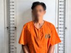 1001083777 PA (33), tersangka kasus pencurian dengan kekerasan saat diamankan. Foto: Dok Polsek Sungai Beduk