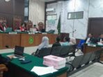 Sidang kasus dugaan korupsi pengelolaan dana hibah KPU Karimun tahun 2024. Foto: Rindu Sianipar