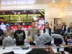 Konfrensi pers pengungkapan 8 kasus narkotika oleh Satresnarkoba Polresta Barelang. Foto: Ist