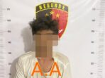 Salah satu terduga pelaku pencurian di sebuah Toko di Sekupang, Kota Batam saat diamankan polisi. Foto: Ist