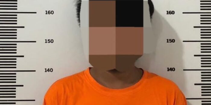1001137868 ME, terduga pelaku curas saat diamankan polisi. Foto: Dok Polsek Sagulung