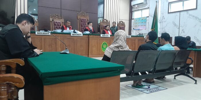 20260715_135321 Persidangan kasus korupsi pengelolaan dana hibah tahun anggaran 2024 di KPU Karimun. Foto: Rindu Sianipar