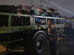 1001154864 Puluhan kendaraan berknalpot brong yang terjaring saat patroli skala besar oleh Polda Kepri bersama Polresta Barelang. Foto: Ist