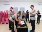 Kegiatan pelantikan dan sertijab sejumlah PJU di lingkungan Polresta Barelang. Foto: Ist