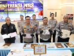 IMG-20260922-WA0030 Konferensi pers Polresta Barelang terkait penindakan 267 kendaraan berknalpot brong. Foto: Ist
